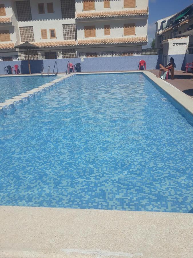 Apartamento Santa Pola, En Playa Del Tamarit Con Piscina. מראה חיצוני תמונה