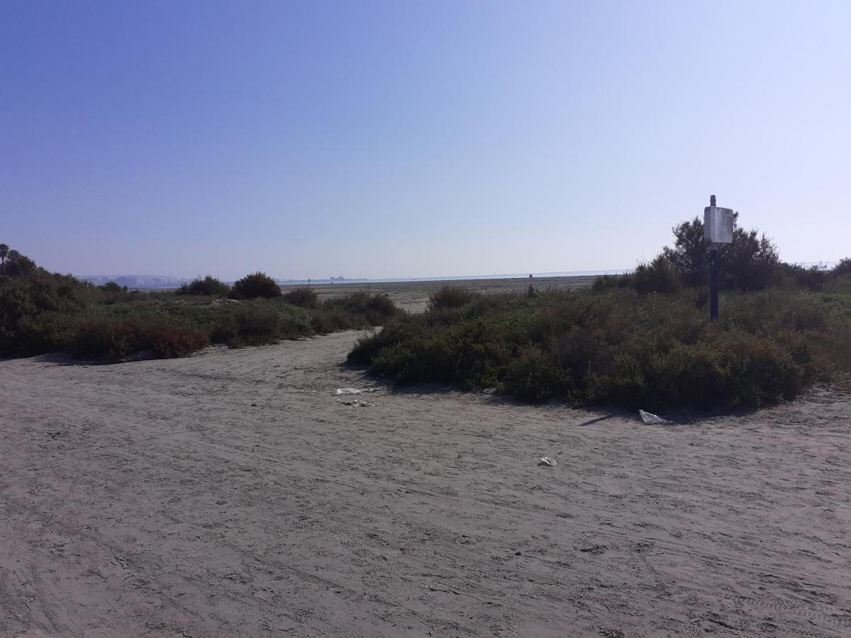 Apartamento Santa Pola, En Playa Del Tamarit Con Piscina. מראה חיצוני תמונה