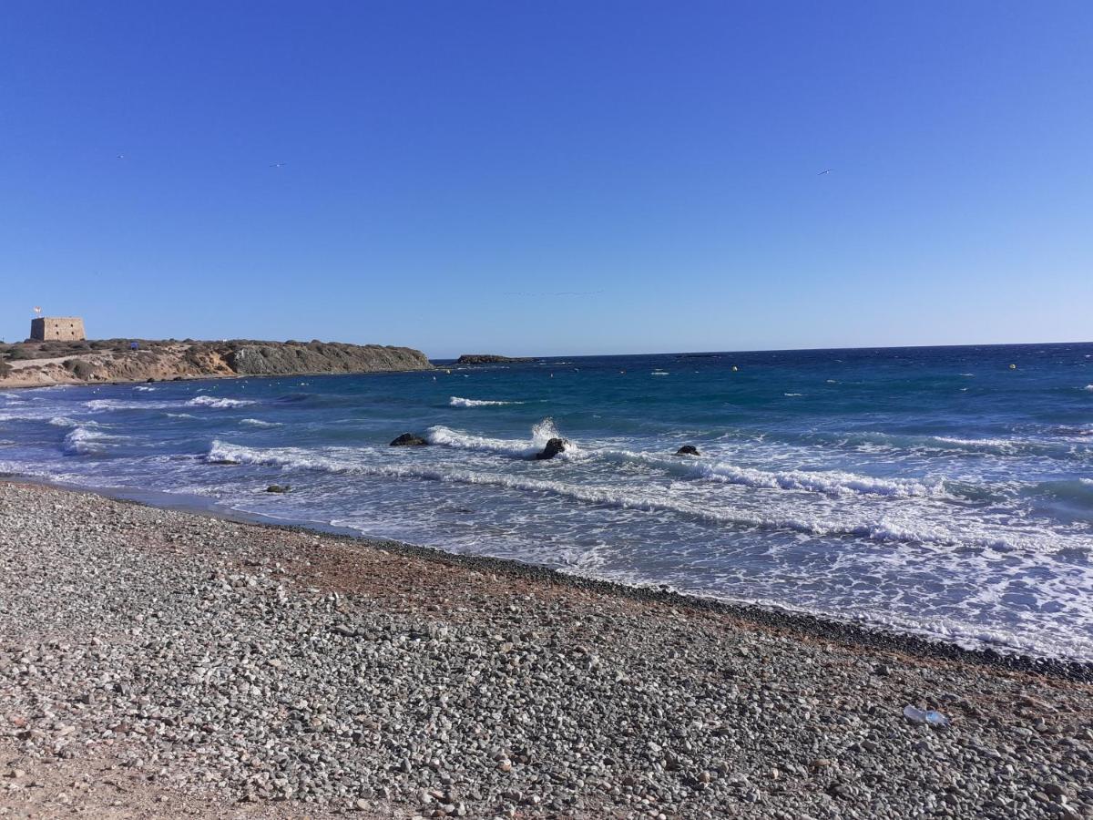 Apartamento Santa Pola, En Playa Del Tamarit Con Piscina. מראה חיצוני תמונה