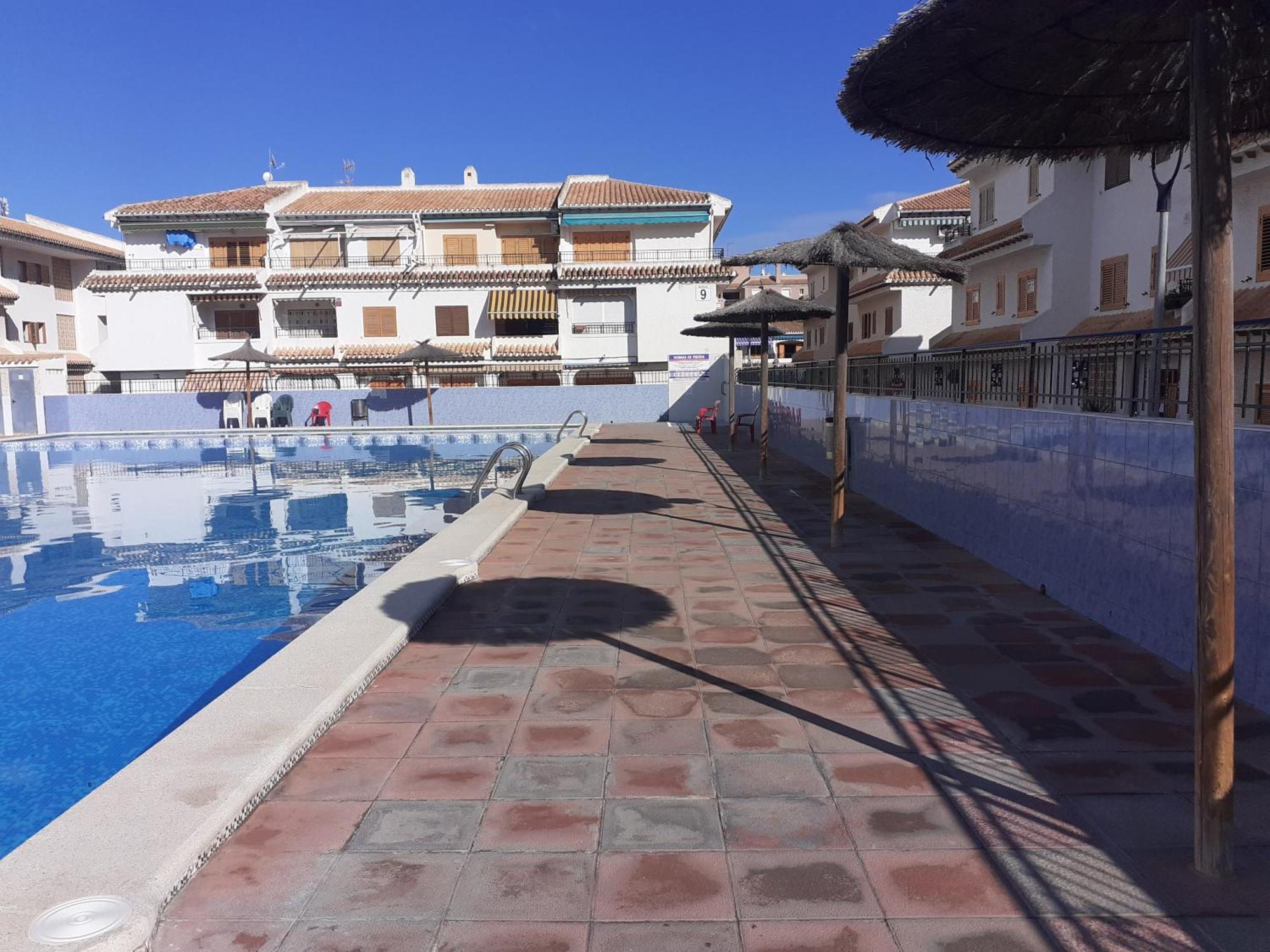 Apartamento Santa Pola, En Playa Del Tamarit Con Piscina. מראה חיצוני תמונה